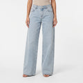Altimus - Women's High Waisted Wide Leg Jeans