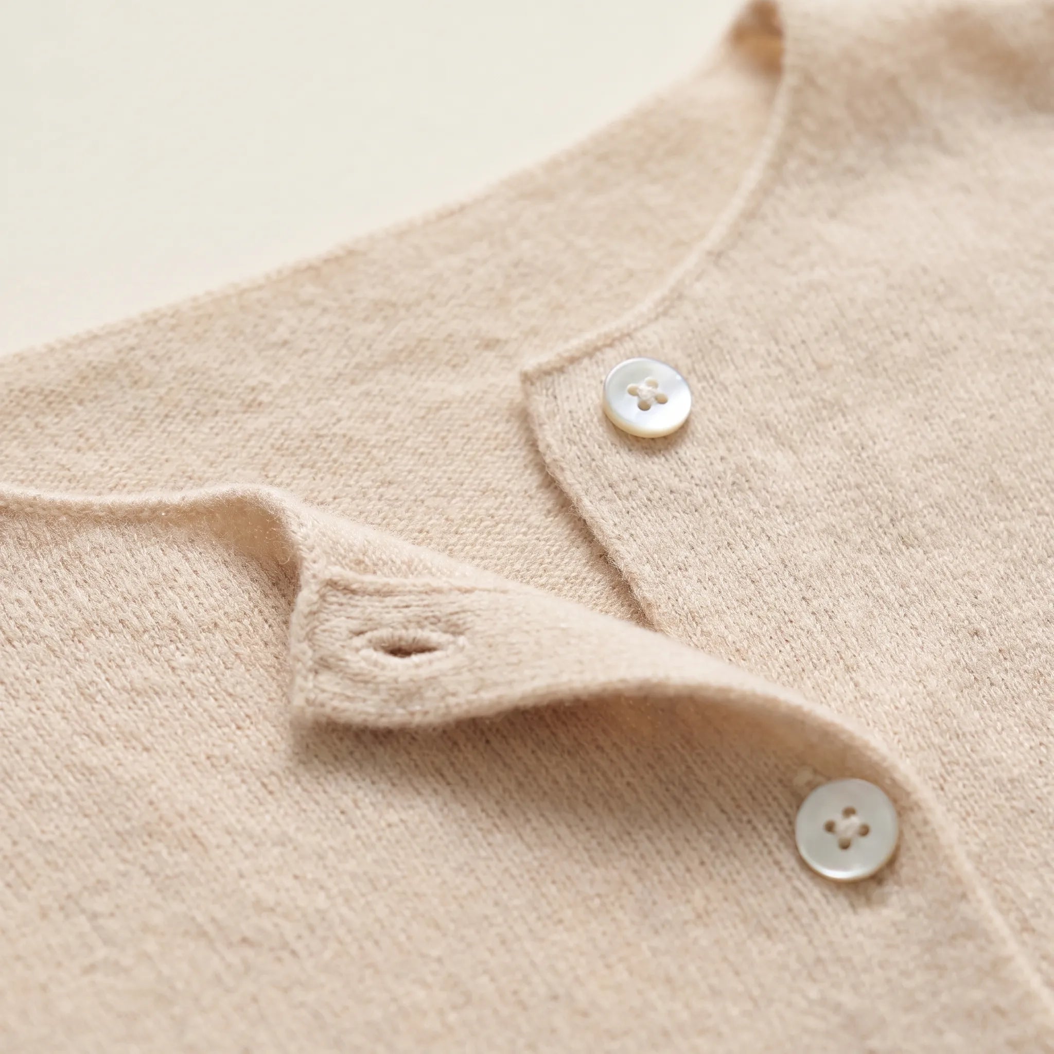 Calypsa - Modern Asymmetrical Buttoned Womens Knit Cardigan