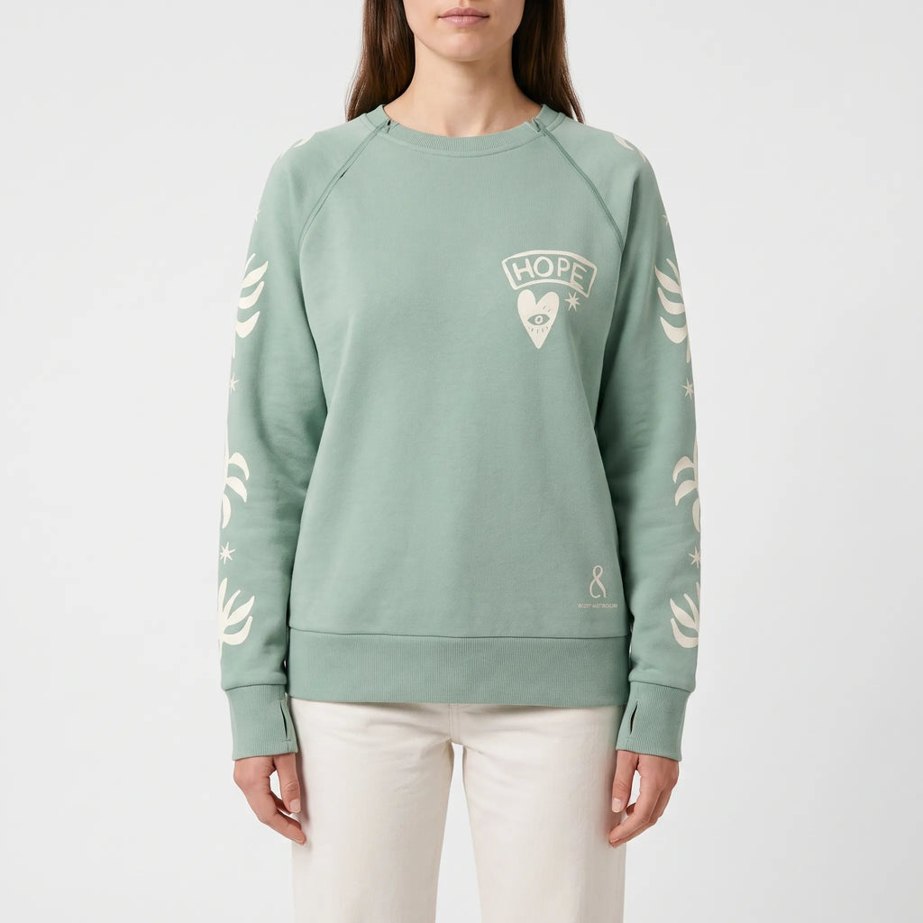Comfique - Relaxed Fit Graphic Print Sweatshirt