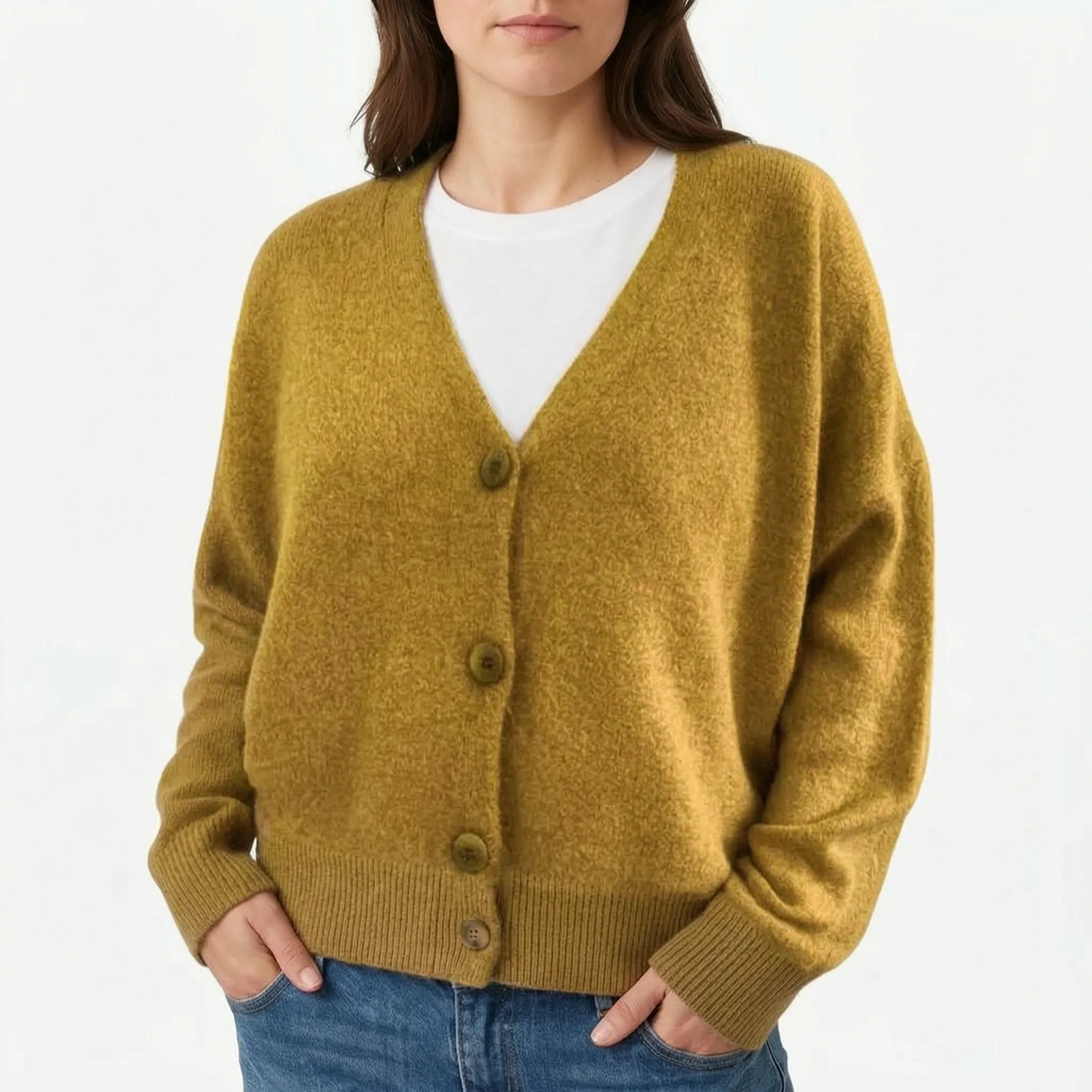 Novalis - Relaxed V Neck Knitted Cardigan