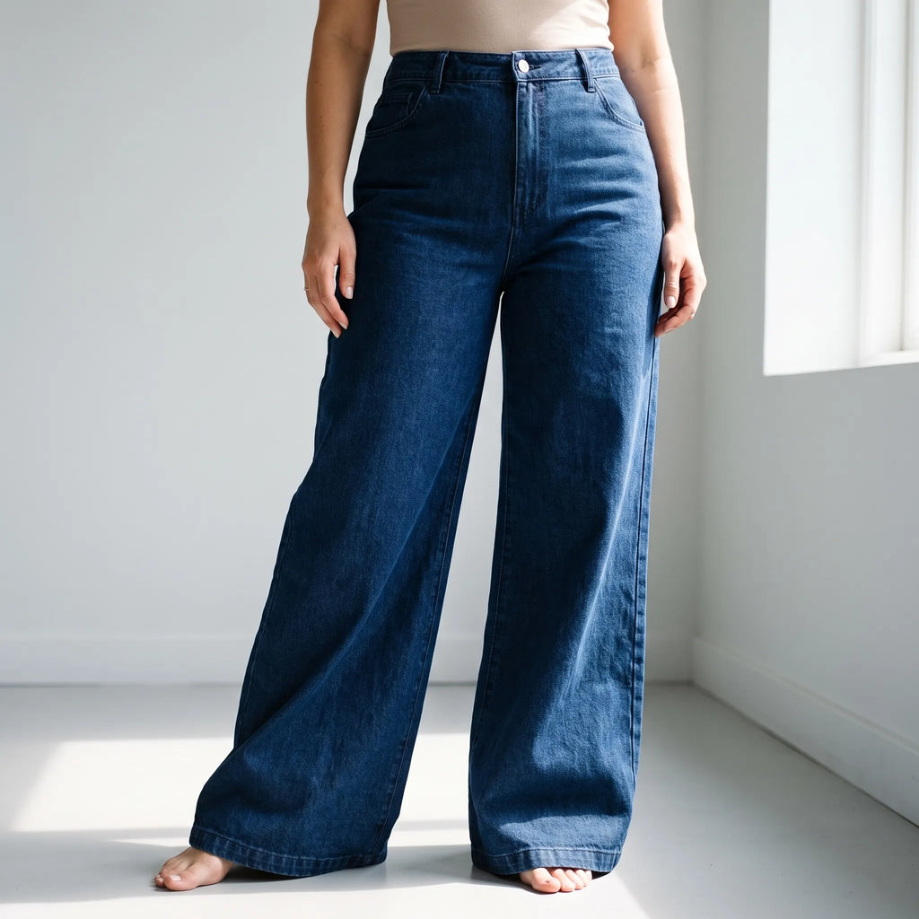 Palazi - High Waisted Wide Leg Jeans