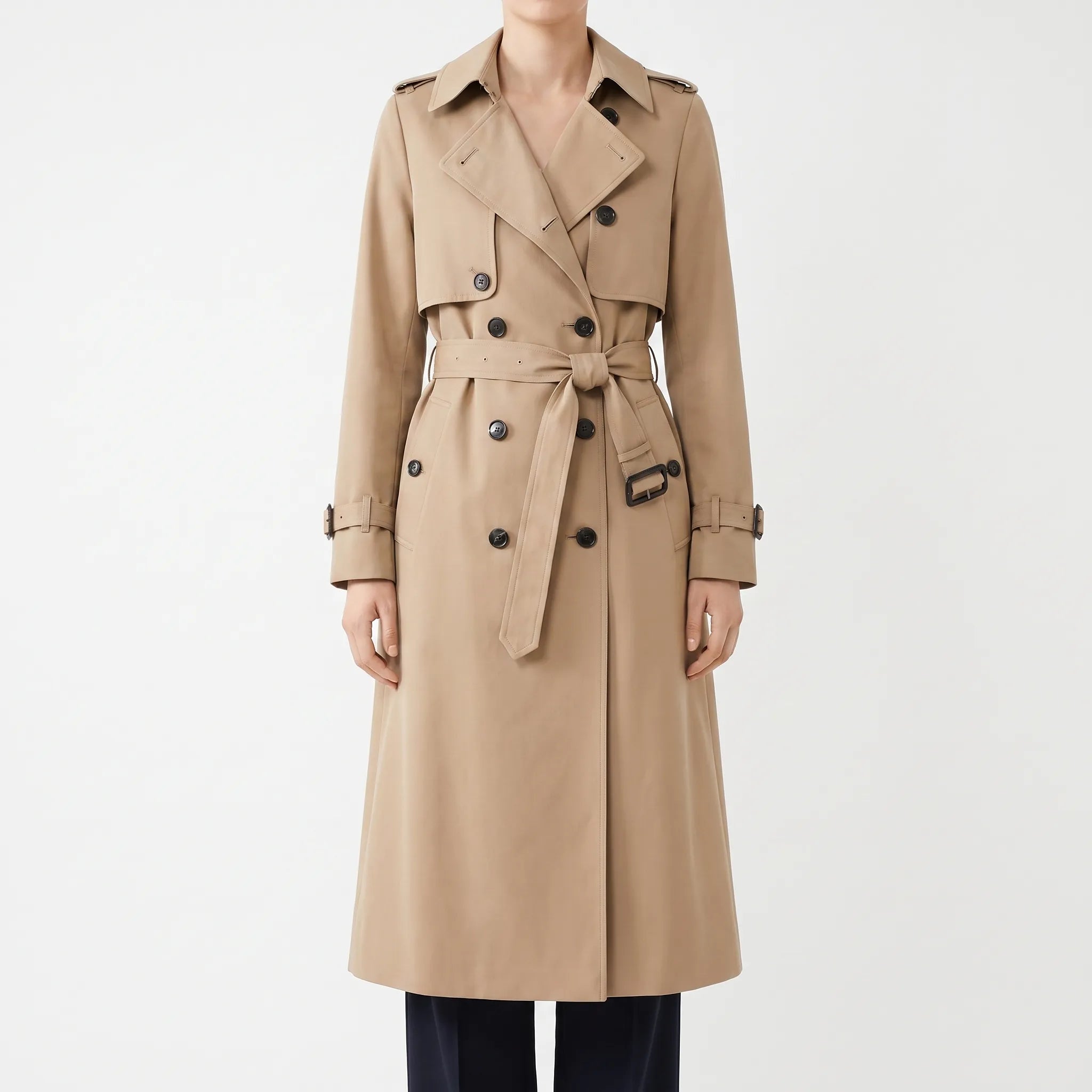 Trenchique - Classic Double-Breasted Trench Coat
