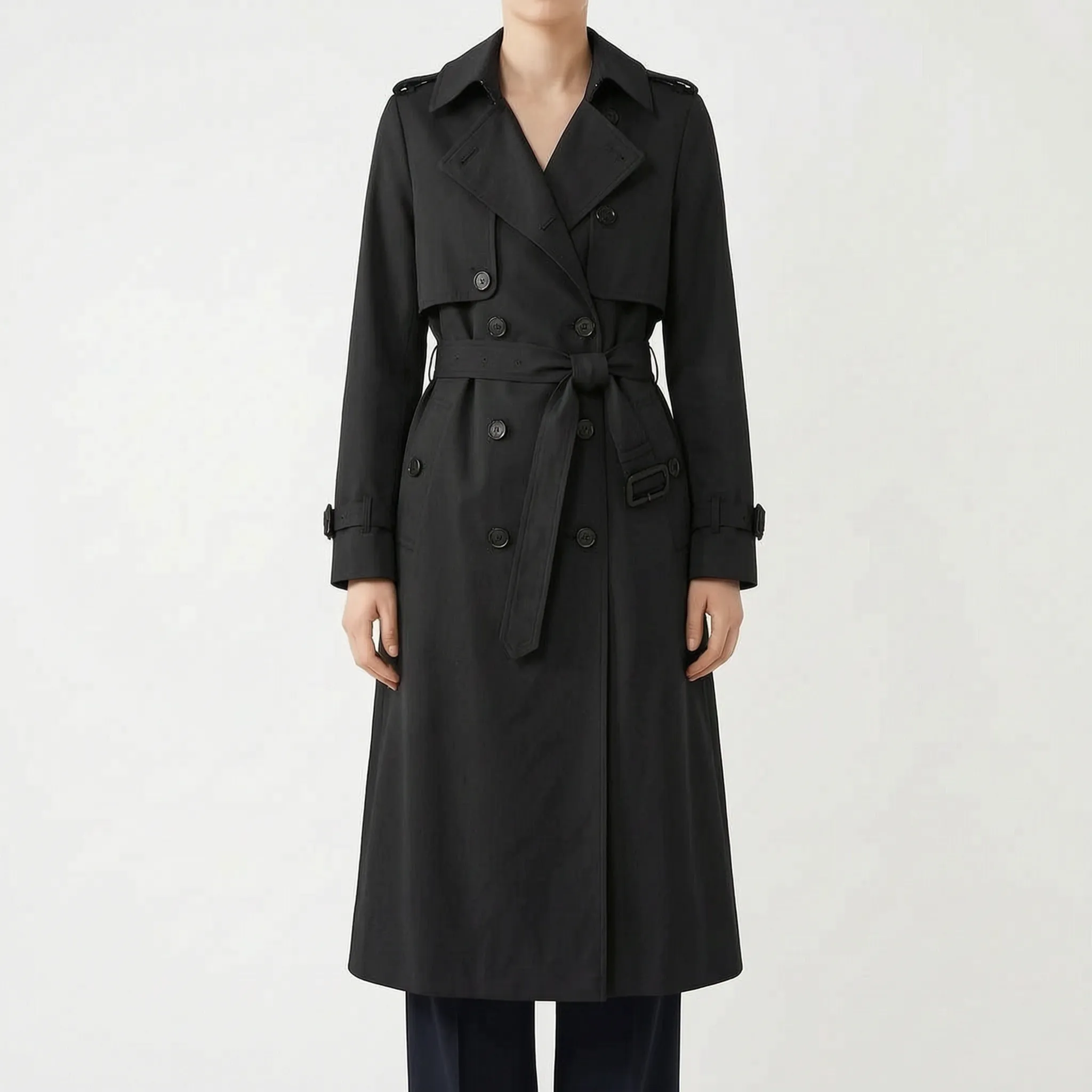 Trenchique - Classic Double-Breasted Trench Coat